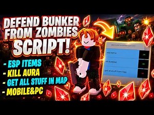 Defend Bunker from Zombies 🧟 Script 2026 | Esp Items + Kill Aura + Get All Stuff + More (WORKING)