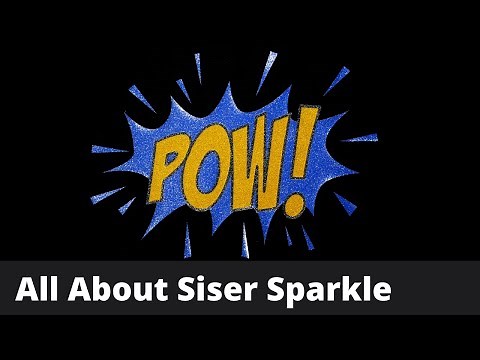 New Siser Sparkle Glitter HTV Guide - How to Cut & Apply