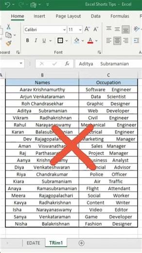 TRIM Function in Excel | Remove Extra Spaces in Seconds |