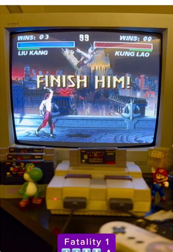 Aprenda a jogar com o Liu Kang em Ultimate Mortal Kombat 3 #snes #retrogaming #mortalkombat #videogames