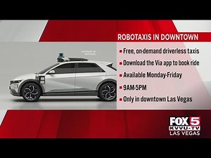 Free, self-driving taxi service now available in downtown Las Vegas