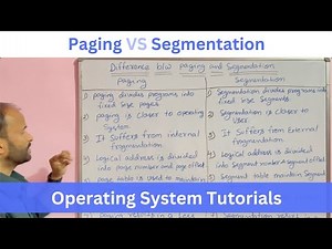 Difference Between Paging and Segmentation in Operating System Tutorials