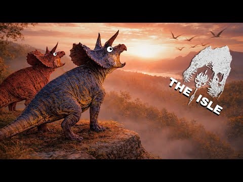 The Life of Two Triceratops | The Isle