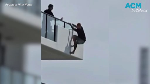 Man jumps off 5-storey balcony to evade the police