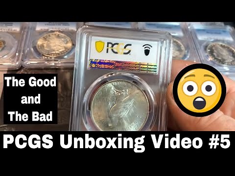 PCGS Unboxing #5 - Graded Coins Found Coin Roll Hunting and Others