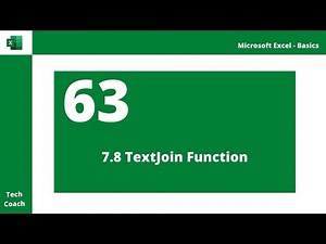 Textjoin Function in Excel | Textjoin with Filter Function Excel | Text join real scenario
