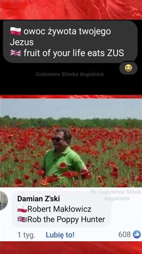 Angielski jest prosty I - śmieszne słówka po angielsku