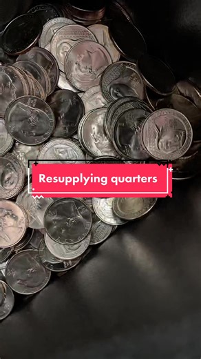 Bleeding quarters #laundry #laundromatowner #smallbusinessowner #laund...