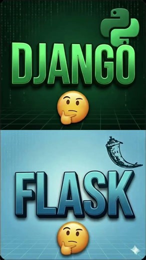 Django vs Flask: Beginner hole konta shikhbe?🤔 #ytshorts #shorts