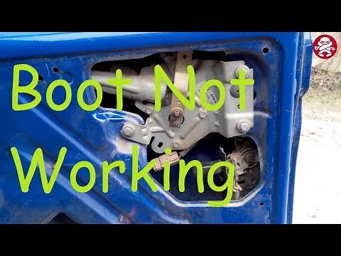 Peugeot Boot Not working / Boot wont open / lock problems