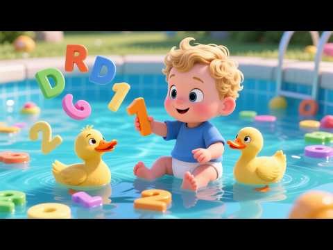 Duck ABC Pond Splash 🦆💦✨ | Learn Alphabet for Kids | Fun ABC Learning Video
