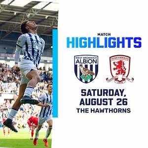 A six-goal thriller at the shrine. 😮‍💨 Tune into the full highlights from our 4-2 win over Middlesbrough here! 🎥 | West Bromwich Albion