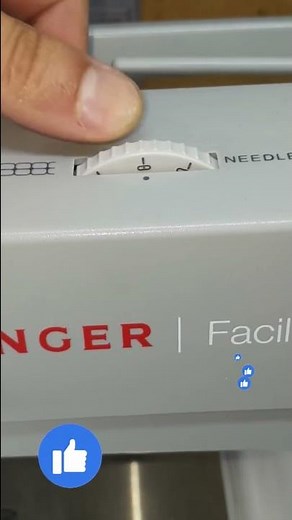 How to Center the Singer Machine Needle Facilita Pro 4411 4423 4432 #Shorts