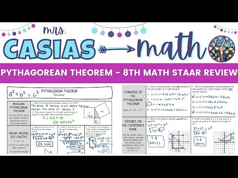 Pythagorean Theorem | 8th Grade Math STAAR Test Review Lesson