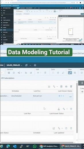 SAC - Data Modeling Tutorial. #tutorial #sap #sac