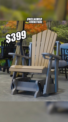 Amish-made gliders! 😎 | Unclaimed Furniture Upstate