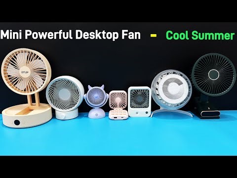 Mini Powerful Desktop Fan - Cool Summer Multifunctional Portable | Unboxing And Review