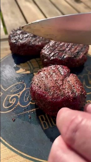 Perfect filet mignon on my Big Green Egg. #filetmignon #steak #biggreenegg #bgeteamgreen #beef