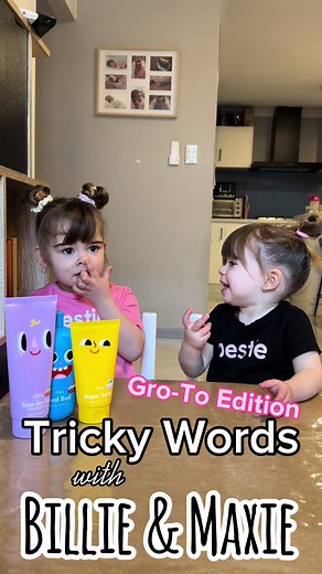 Tricky Words with Billie and Maxie | Gro-To Skincare Edition