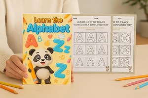ABC Tracing Book for Kids – Learn Letters A to Z With Fun Activities - Etsy