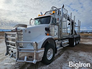 2016 Kenworth T800 Tri/A Log Truck W/Serco 75XR Knuckle Boom Loader | Industrial