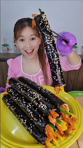 스트레스 풀리는 매콤 어묵김밥🤩#청담언니 #요리하는메이크업아티스트