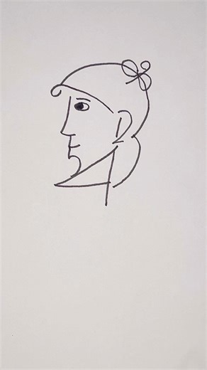 How to draw a face from numbers 1-10 | Easily turn numbers into a drawing✨