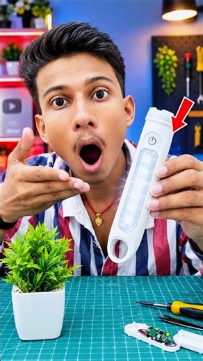 Repairing Touch Light | Rechargeable Torch Repair | Mini Bulb Making | #shorts #experiment