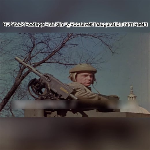 HD Stock Footage Franklin D Roosevelt Inauguration 1941- Reel 1 #FDR #AmericanHistory #HistoricFootage #WWllEra #PresidentialHistory