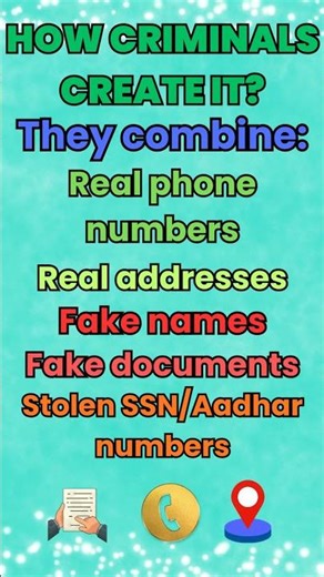 🆔 What Is Synthetic Identity Fraud? (Explained Simply!)