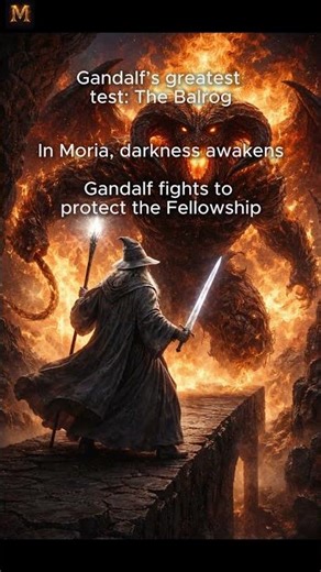 Gandalf vs The Balrog: The Battle of Moria