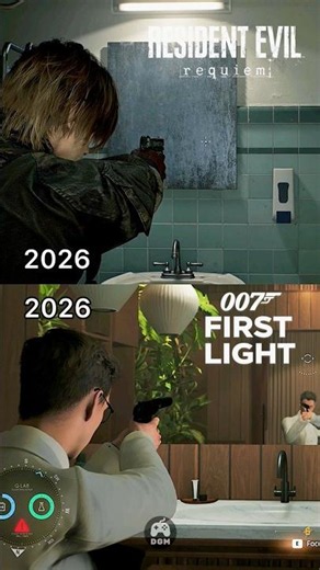007 First Light vs Resident Evil Requiem - Glass Physics Comparison #007firstlight #re9