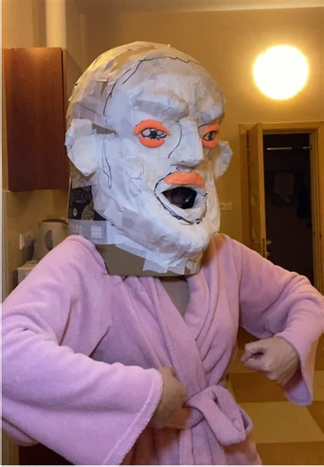 большая голова #big #head #mask #маска #голова