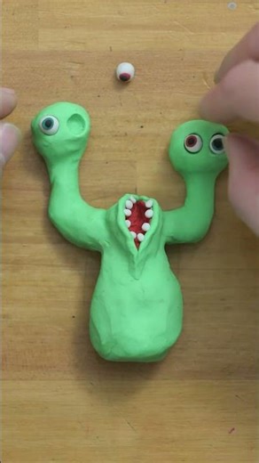 CLAY TO LIFE no.8 Make an alien out of oil clay.油粘土で宇宙人をつくる #shorts #sculpture #alien