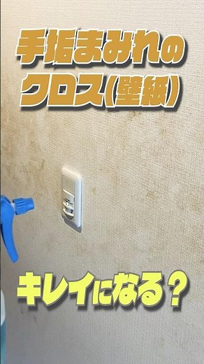 これって落ちるの？クロスの手垢汚れの落とし方。#おすすめ #お掃除方法 #お掃除TOKYO #簡単お掃除