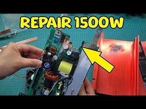How to Repair 1500W Sine Inverter