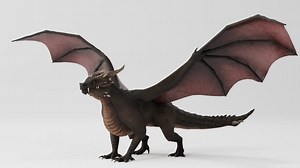 Dragon Augmented Reality (AR) 3D Model