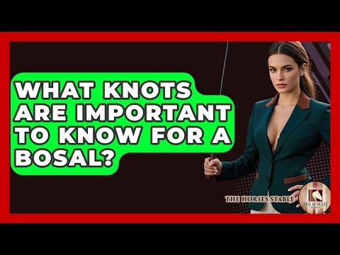 What Knots Are Important To Know For A Bosal? - The Horses Stable