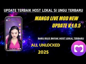 🔴UPDATE TERBAIK HOST LOKAL SI UNGU TERBARU🔥 MANGO LIVE MOD NEW UPDATE V.1.9.5 ALL UNLOCKED