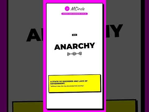 Learn English: What is Anarchy? | Vocabulary Shorts