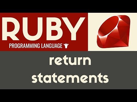 Return Statement | Ruby | Tutorial 16