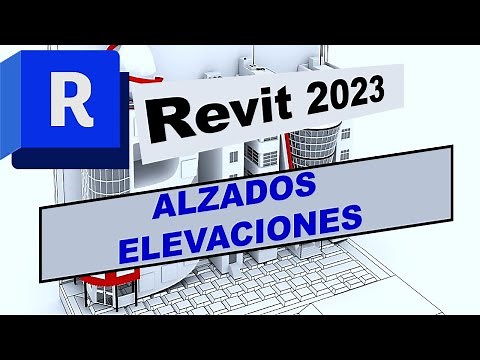 VISTAS DE ALZADOS-ELEVACIONES EN REVIT 2023 - MODELADO DE PROYECTO DESDE UNA PLANTILLA