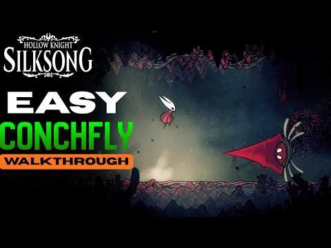 How to EASILY Beat Raging Conchfly Boss Fight Hollow Knight Silksong