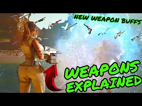 ALL WEAPONS in Ark Survival Ascended Guide!! New Buffs, Damage Fixes Increase for Ranged Weapons!!