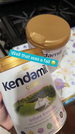 After a month of being on kendamil goat I’m having to switch my baby’s formula 🥲 the goat did help with his reflux and it was amazing for the first 2 weeks but now it’s made him soooo gassy and CONSTIPATED! I hope the classic works for him. 🤞🏼🤞🏼 I just love the standards of kendamil 😭 but I just hope it doesn’t cause his reflux to flare up again #kendamil #formulafeeding @kendamil.usa