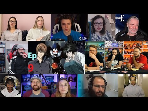 Death Note Episode 9 Reaction Mashup | Light and L Face To Face 😏
