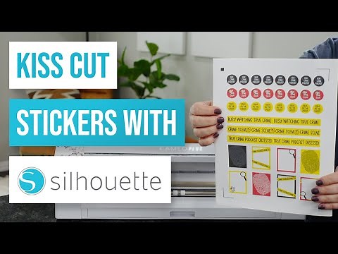 ✂️ Kiss Cut Stickers With Silhouette