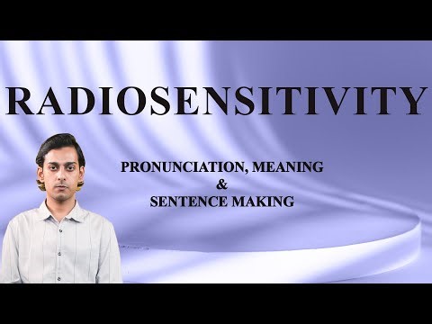 RADIOSENSITIVITY - Meaning_&_Pronunciation_Word_World_Audio_Video_Dictionary