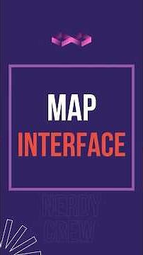 Map Interface in Java | Part I | DSA | Map | Java | NERDY CREW