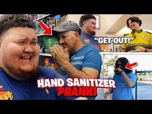 The STINKY Hand Sanitizer PRANK! *SECURITY CALLED*